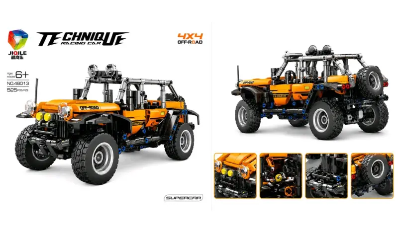 Set de construcción 4x4 Off-Road Jiqile 525 piezas - 2
