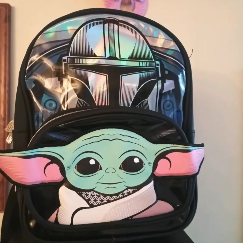 Mochila Star Wars Mandalorian con diseño de Baby Yoda - 1