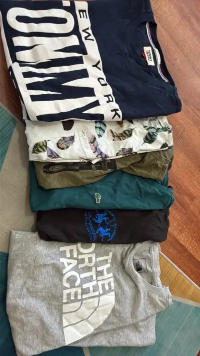 Lote de poleras Lacoste, La Martina , Tommy etc - miniatura 1