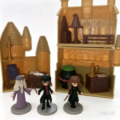 Set de juego Harry Potter con figuras de personajes - miniatura 3