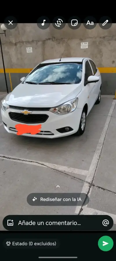 Chevrolet blanco en buen estado - miniatura 1