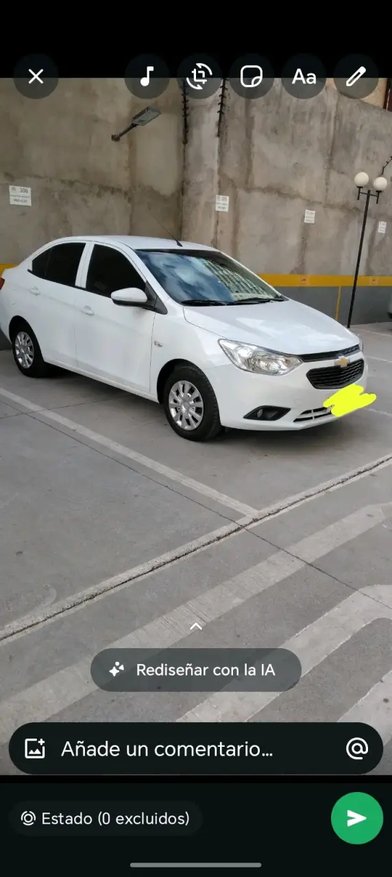 Chevrolet blanco en buen estado - 2