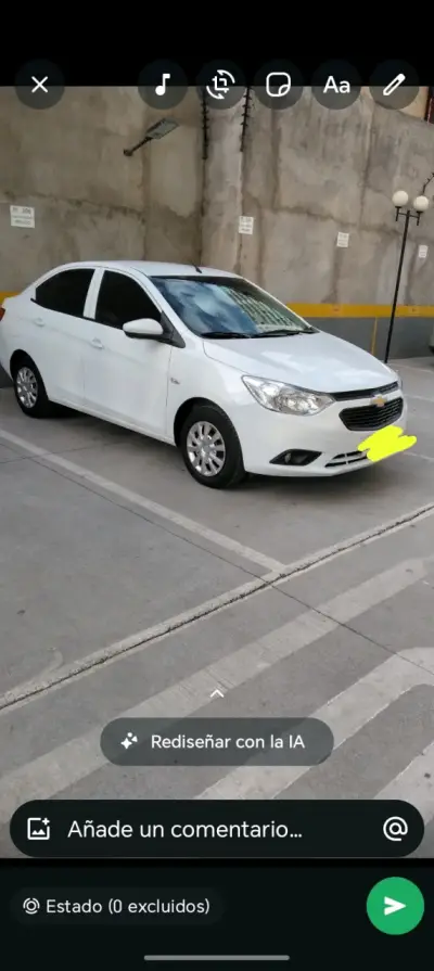 Chevrolet blanco en buen estado - miniatura 2