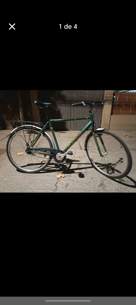 Bicicleta urbana verde Insera Evolution - 1