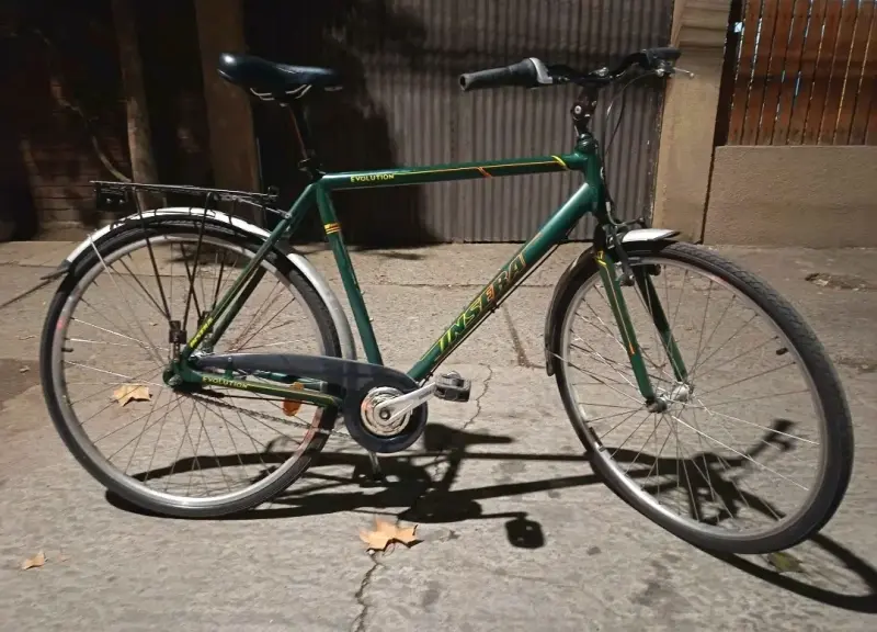 Bicicleta urbana verde Insera Evolution - 2