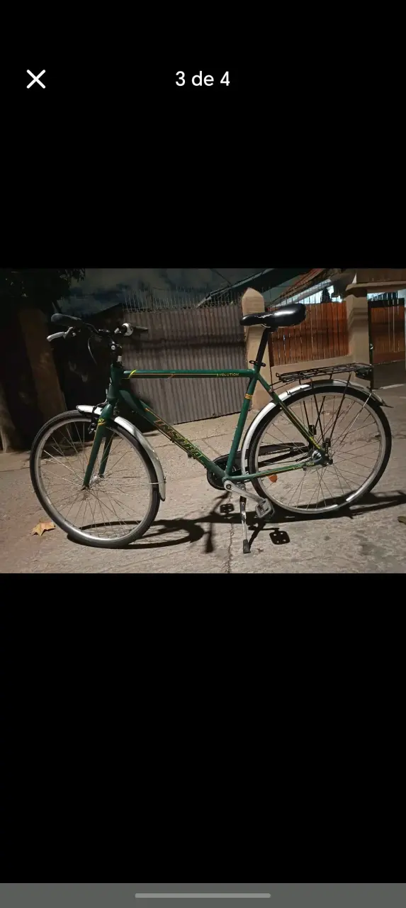 Bicicleta urbana verde Insera Evolution - 3