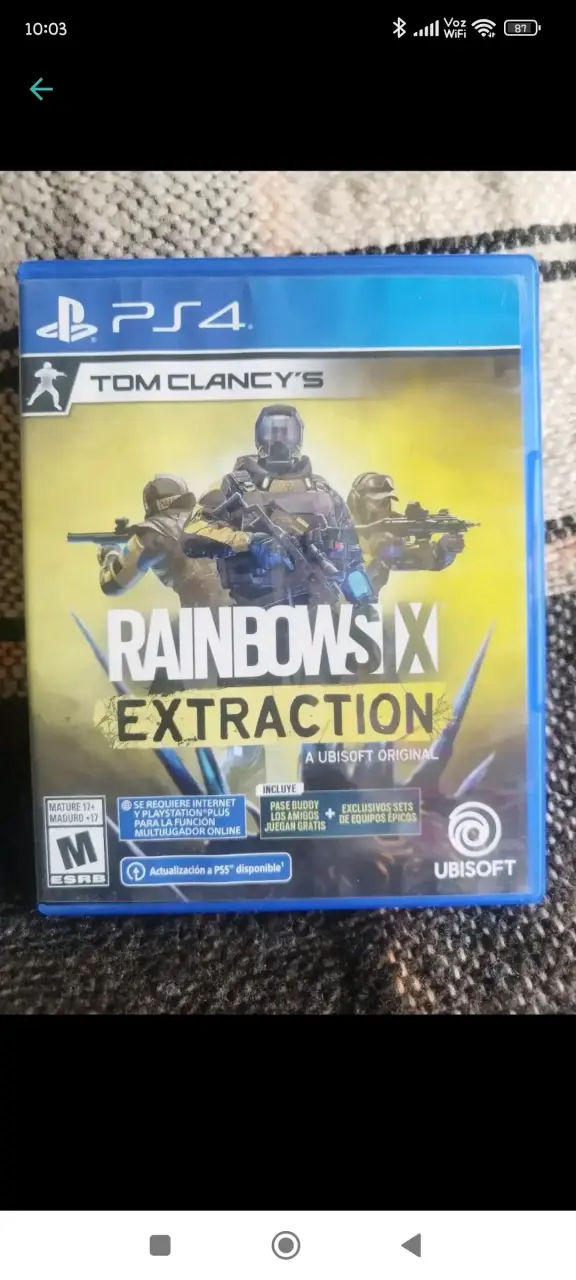 Juego PS4 Tom Clancy's Rainbow Six Extraction - 1