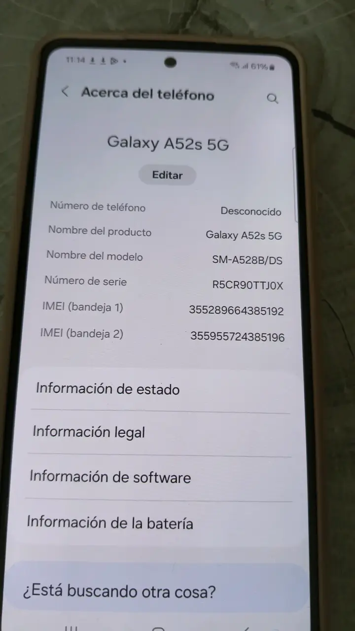 Samsung Galaxy A52s 5G en buen estado - 1