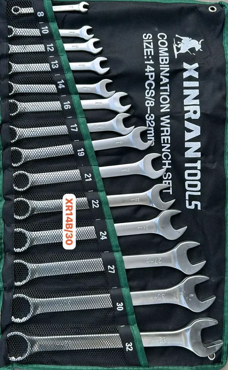 Juego de llaves combinadas Xinran Tools 14 piezas