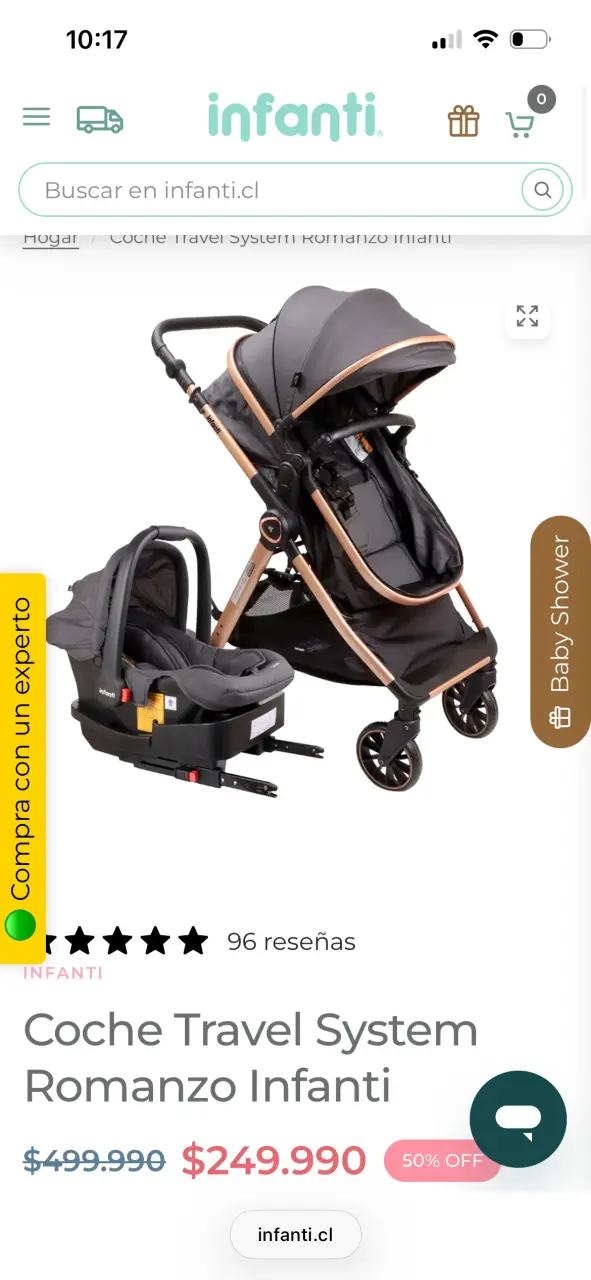 Coche de bebé Infanti Romanzo Travel System - 6