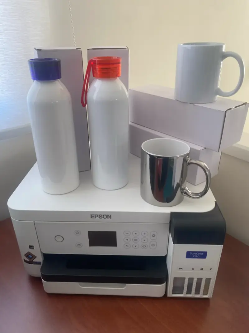 Prensa de calor para tazas e impresora sublimación - 4