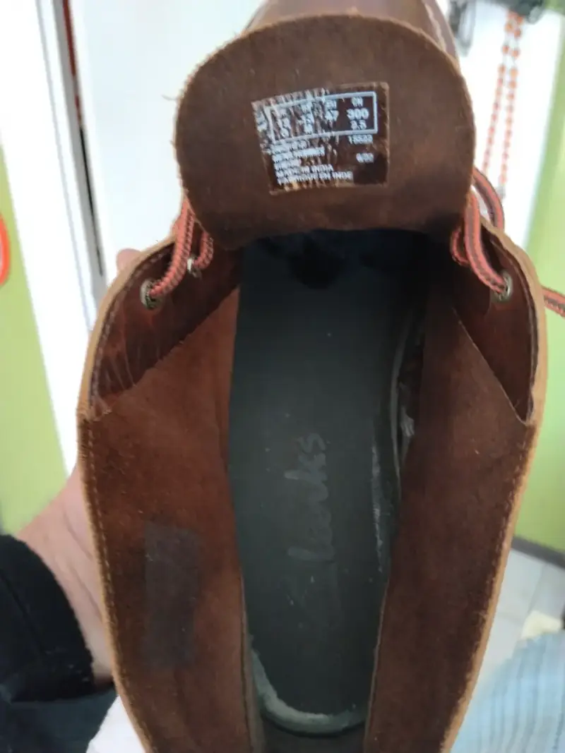 Botines de cuero marrón para hombre talla 47 - 5