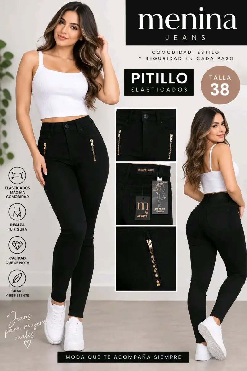 Jeans cargo estilo Fashion Nova talla 38 - 2