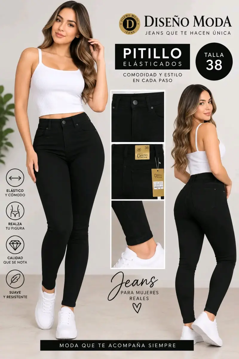Jeans cargo estilo Fashion Nova talla 38 - 3