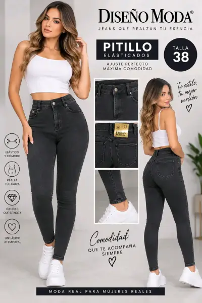 Jeans cargo estilo Fashion Nova talla 38 - miniatura 5