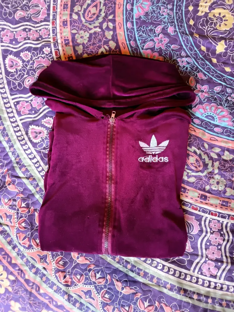 Polerón morado con capucha Adidas Originals - 1