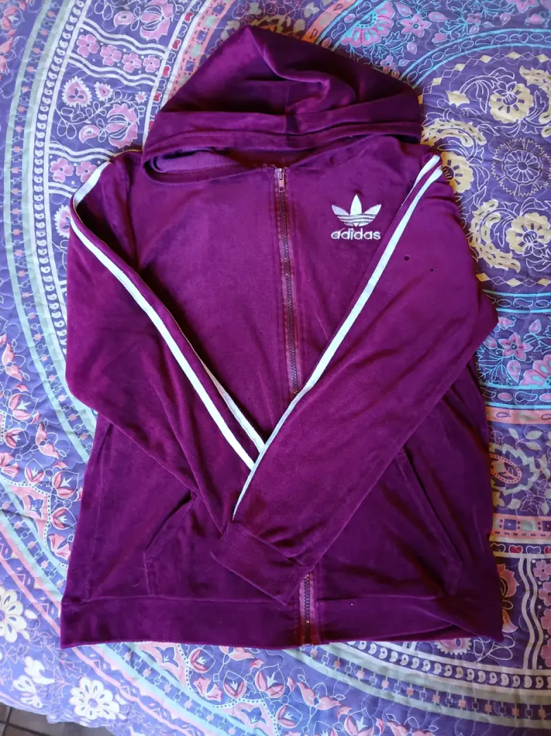 Polerón morado con capucha Adidas Originals - 2