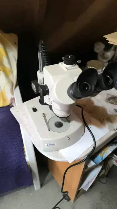 Microscopio binocular con iluminación ajustable - miniatura 6