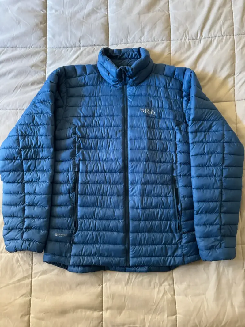 Chaqueta microlight Rab hombre, celeste - 1