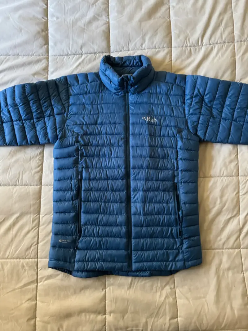 Chaqueta microlight Rab hombre, celeste - 2