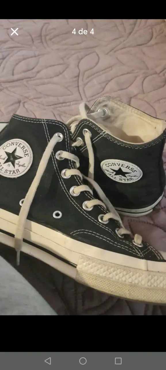 Zapatillas Converse Chuck Taylor negras clásicas - 1