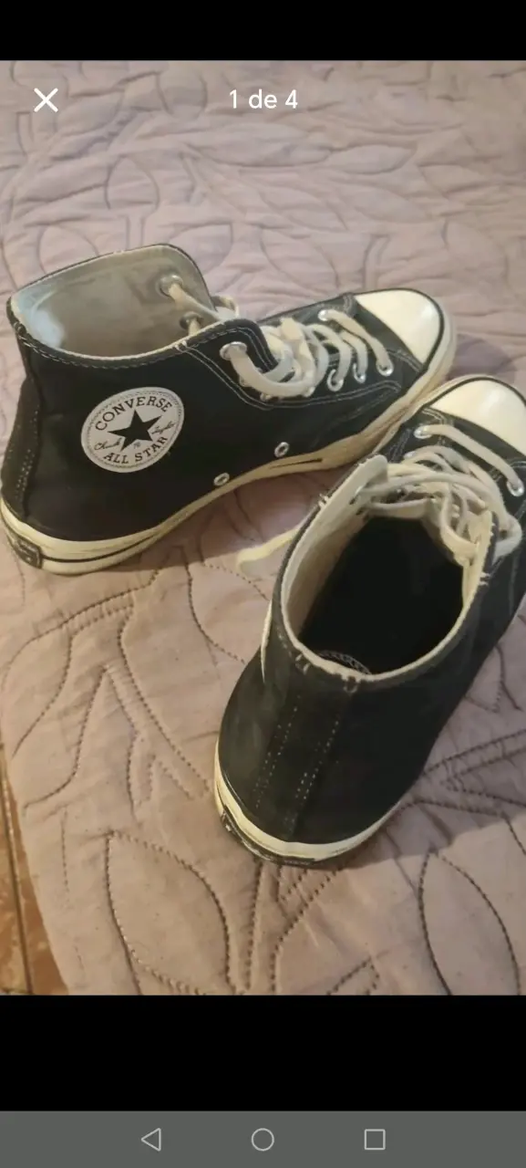 Zapatillas Converse Chuck Taylor negras clásicas - 4