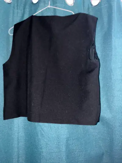 Chaleco negro bolero para hombre talla 16 - miniatura 1