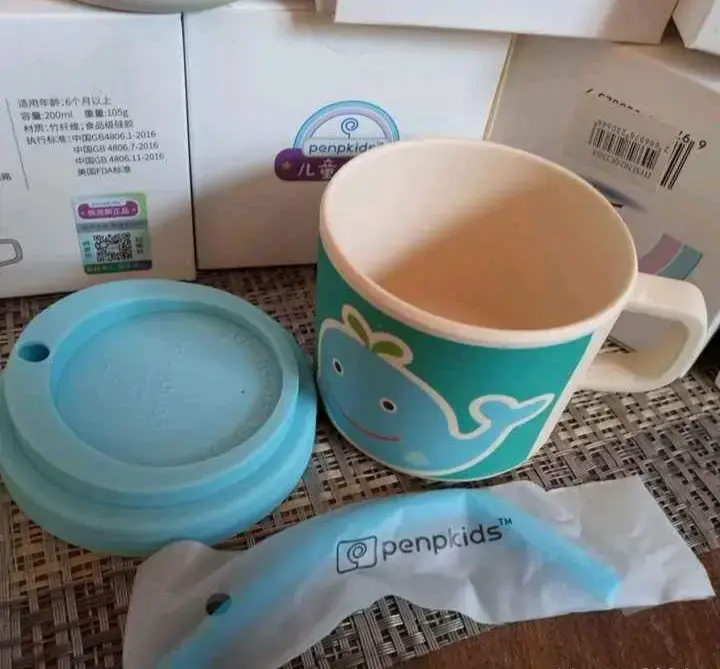 Taza infantil con tapa de silicona Penkids - 2