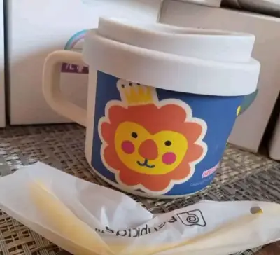 Taza infantil con tapa de silicona Penkids - miniatura 4