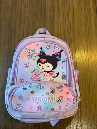 Mochila infantil Kuromi color lila - miniatura 1
