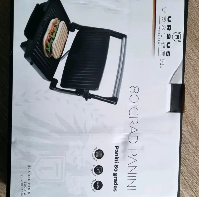 Parrilla eléctrica Ursus Trotter 80 Grad Panini - 4