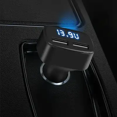 Cargador de Auto USB Dual con Pantalla LED - miniatura 2