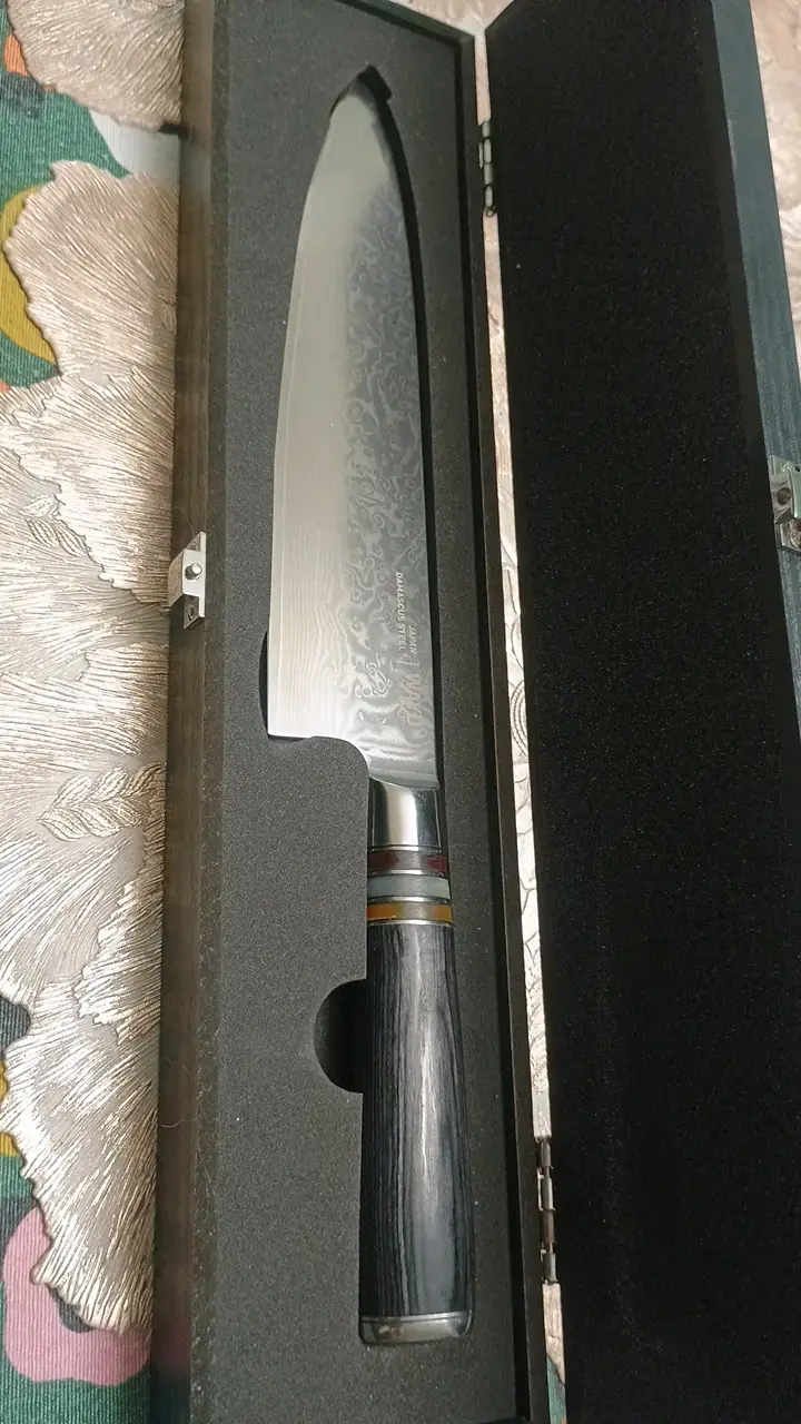 Cuchillo de Cocina marca WAYU Steel Damascus - 2