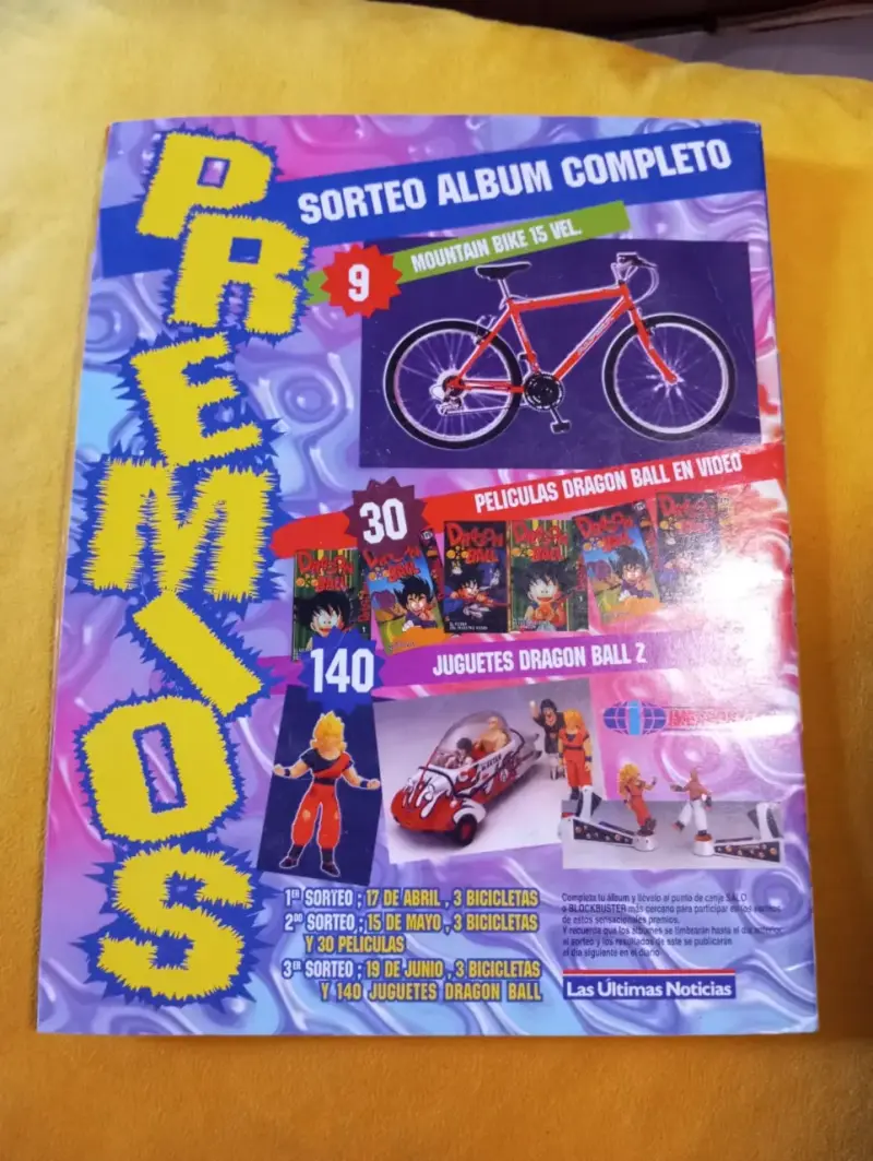 Pack Álbum Dragon Ball Z Salo de Época – 40% y 80% - 2