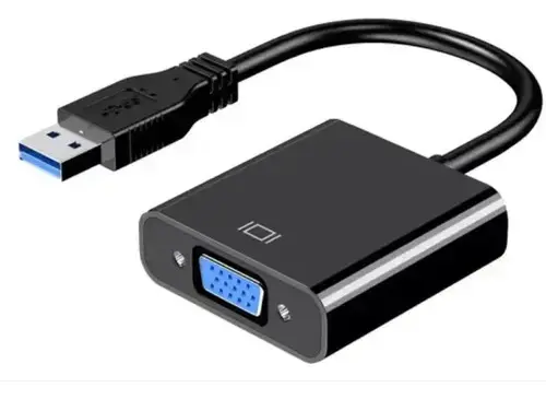 Adaptador USB 3.0 a VGA Negro