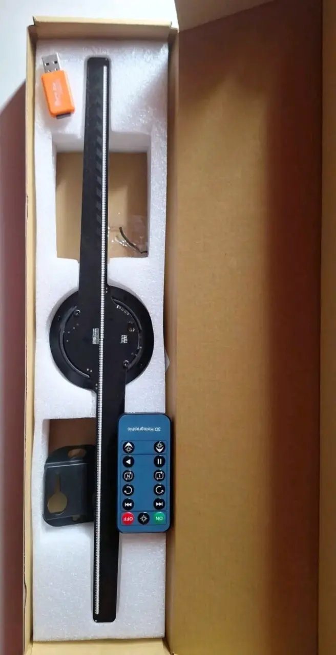 Proyector Holográfico 3D LED con Control Remoto - 2