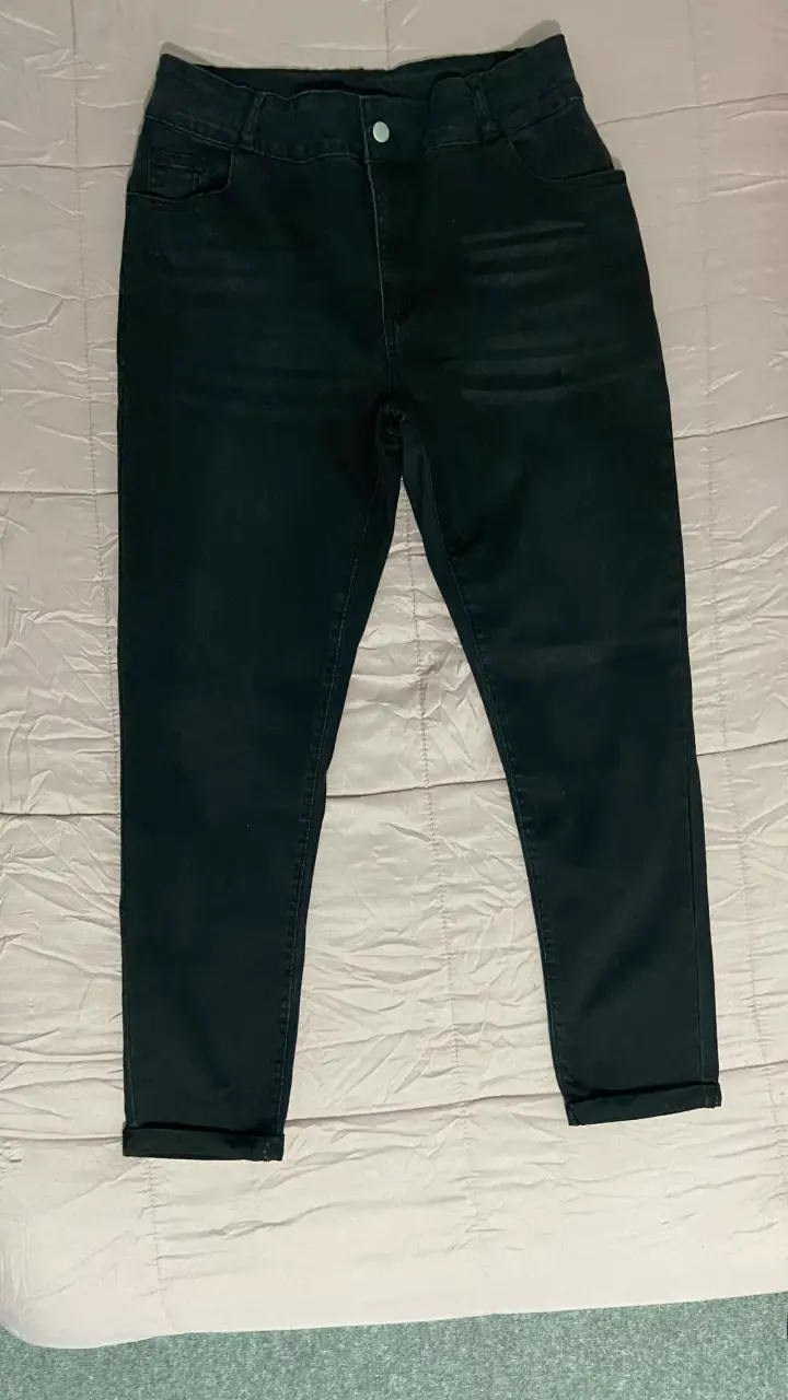 Jeans negros para mujer talla XXL