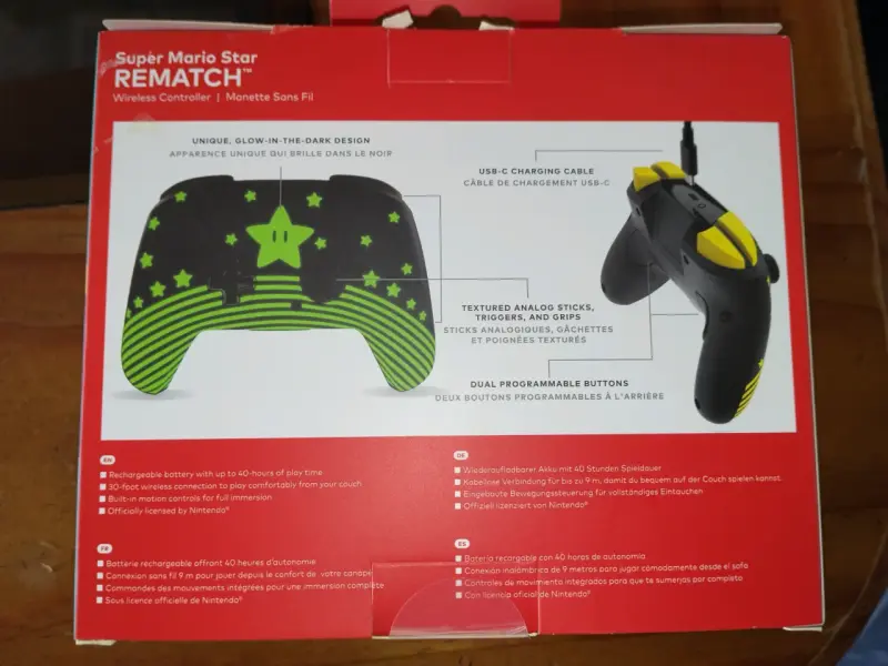 Control inalámbrico Super Mario para Nintendo Switch - 2