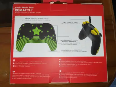 Control inalámbrico Super Mario para Nintendo Switch - miniatura 2