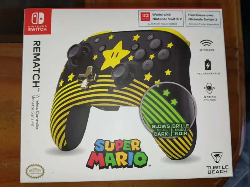 Control inalámbrico Super Mario para Nintendo Switch - 3