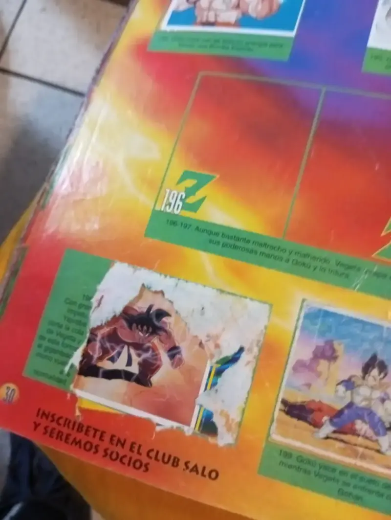 Álbum Dragon Ball Z Salo de Época (40% Lleno) - Pa - 2