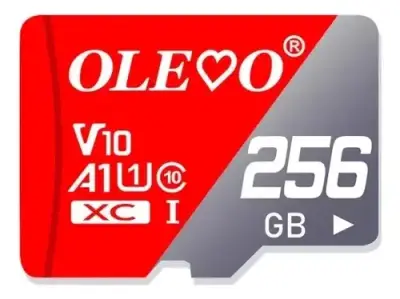 Tarjeta Memoria Micro SD Olevo 256 GB Original A1, - miniatura 1