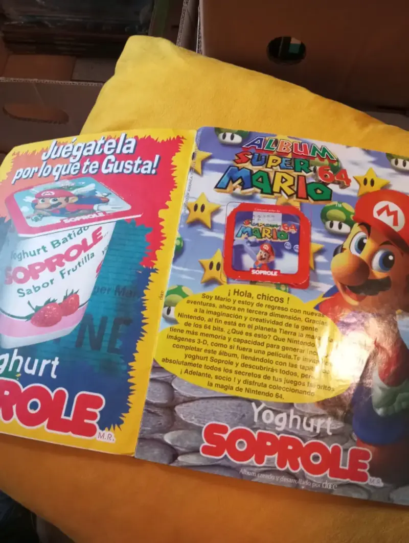 Álbum Super Mario 64 Yoghurt Soprole (1997) - 50% - 4