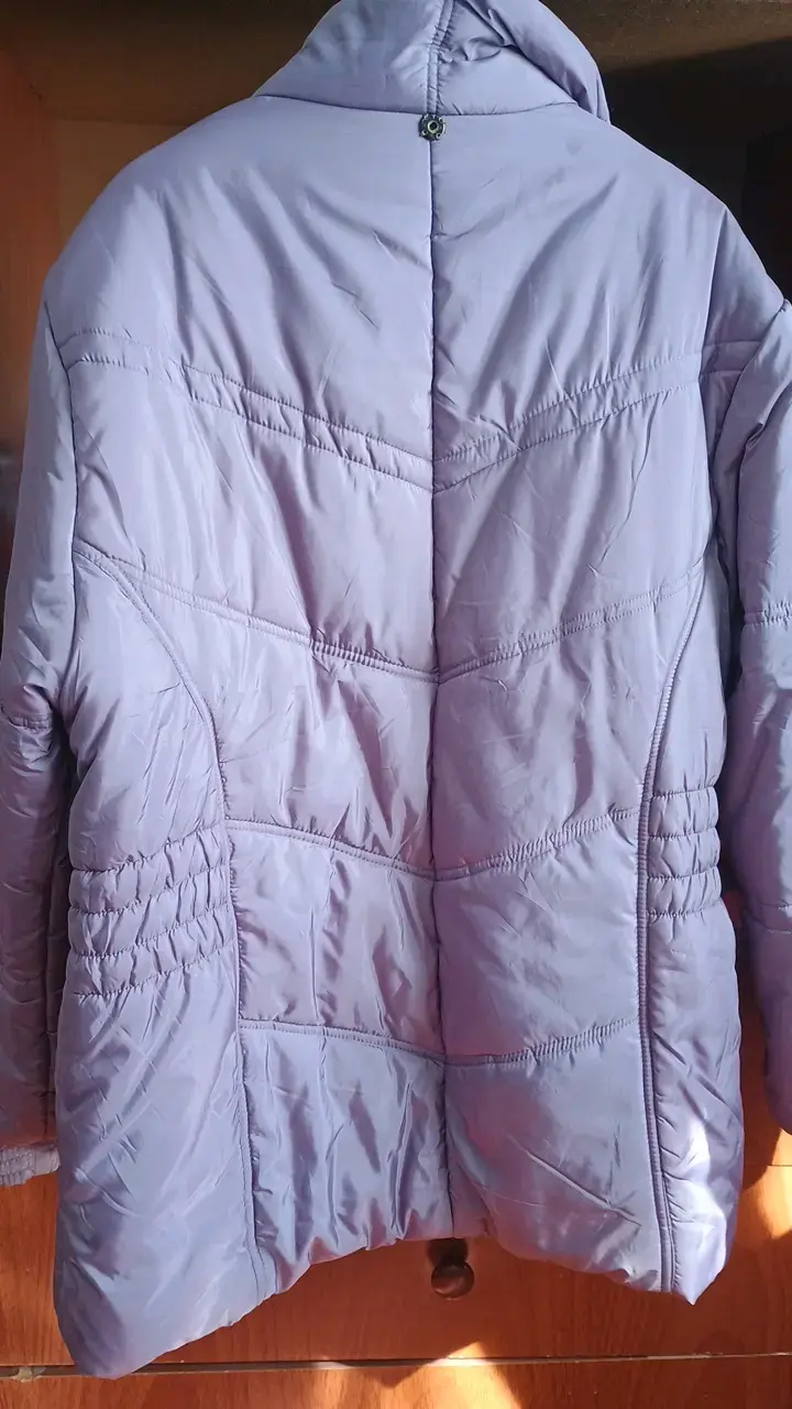 Chaqueta acolchada avioletada para invierno - 3