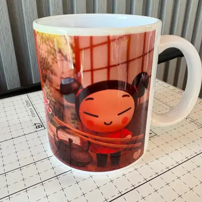 Taza de cerámica Pucca diseño animado - miniatura 3