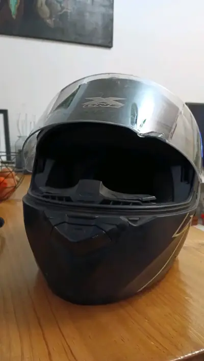 Casco de moto integral X-Lite gris - miniatura 3