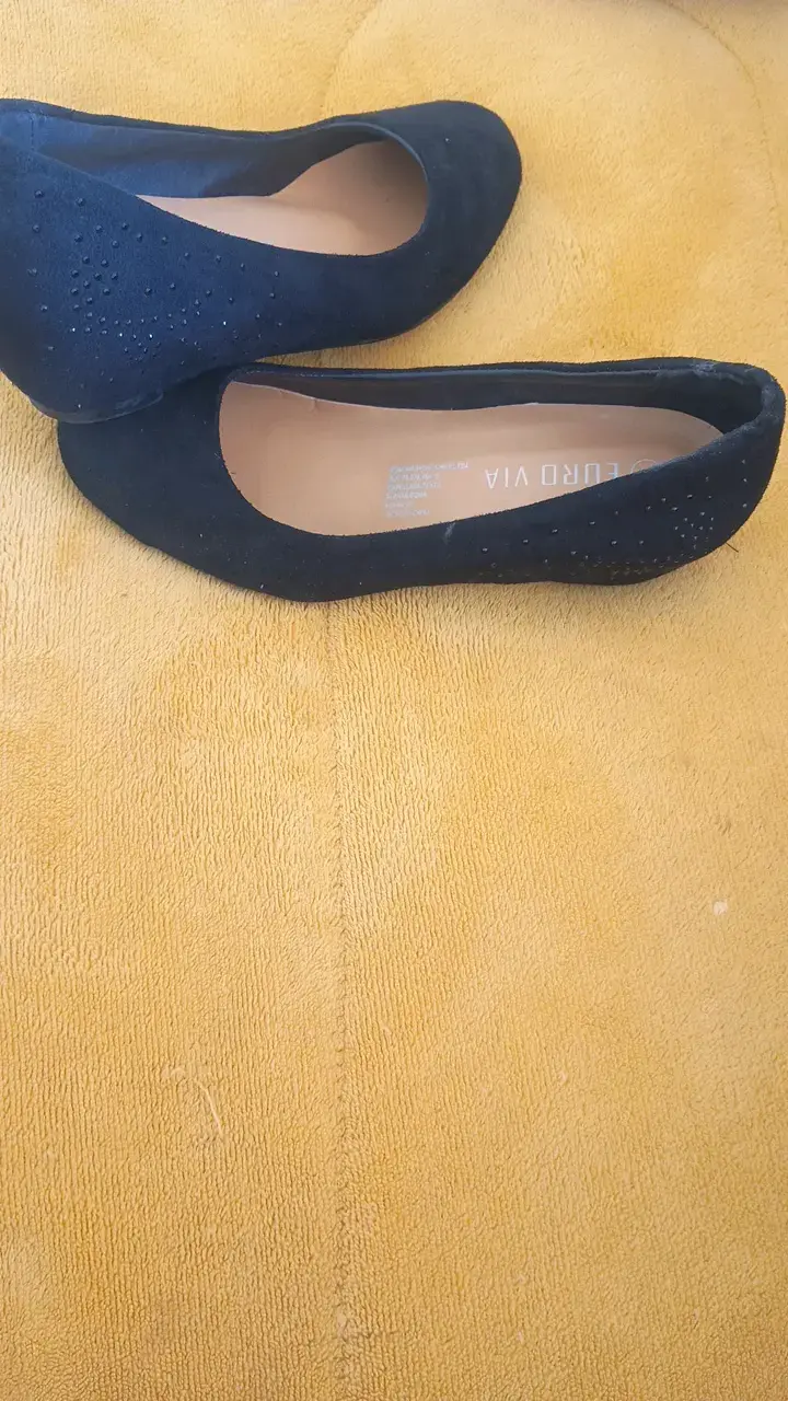 Zapatos planos negros Eurovia para mujer - 2