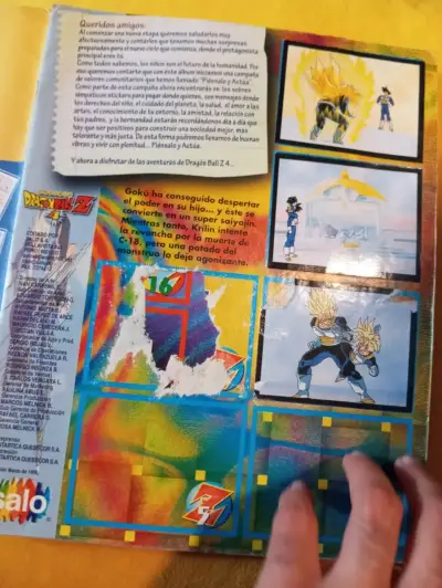 Álbum Dragon Ball Z 4 Salo (1999) - 25% Lleno (Con - miniatura 4