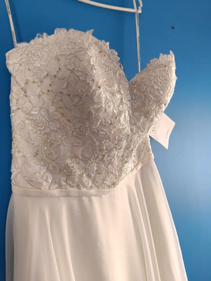 Vestido de novia La Casa Blanca con encaje - 2