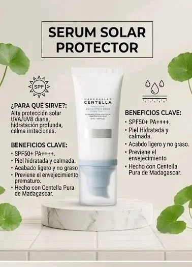 Protector Solar Centella SPF50+ PA++++ para Piel Sensible - 2